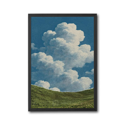 Heritage Cloudy Sky Landscape Wall Print