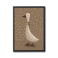Nostalgic Goose Illustration Wall Print Décor Poster Print