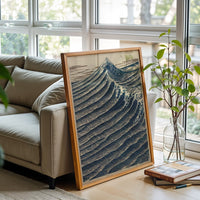 Retro Japanese Wave Artwork – Timeless Ocean Décor Poster Wall Print