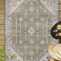 Vintage Modern Area Rug – Green