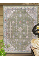 Vintage Modern Area Rug – Green