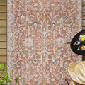Vintage Modern Area Rug – Terracotta