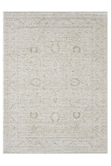 Vintage Modern Area Rug – White