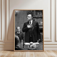 Retro Movie Scene Wall Décor Poster – Timeless Film Print for Home Decor