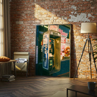 Retro Phone Booth Wall Poster – Retro 'Phone' Fosters Freeze Print