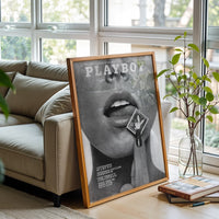 Retro Playboy Magazine Cover Home Art Décor Poster Print