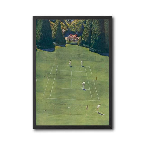 Heritage Tennis Court Wall Décor Print