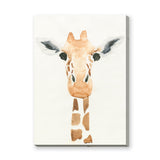 Watercolor Giraffe Kids Wall Art – Soft Safari Nursery Animal Print