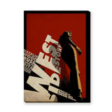 West Side Story Retro Typography Wall Art – Red Movie Poster Print