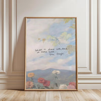 What Is Done With Love Is Done Well Van Gogh Quote Print, Aesthetic Wall Poster