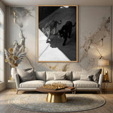 Wild Cat Photography Modern Wall Art – Black Panther and Jaguar Duo