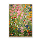 Wildflower Meadow Botanical Wall Art – Colorful Painted Floral Field
