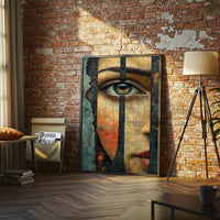Woman Eye Expressive Wall Poster – Aesthetic Surreal Portrait Print