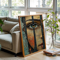 Woman Eye Expressive Wall Poster – Aesthetic Surreal Portrait Print