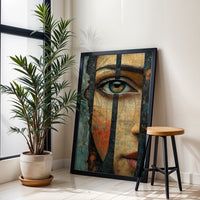 Woman Eye Expressive Wall Poster – Aesthetic Surreal Portrait Print