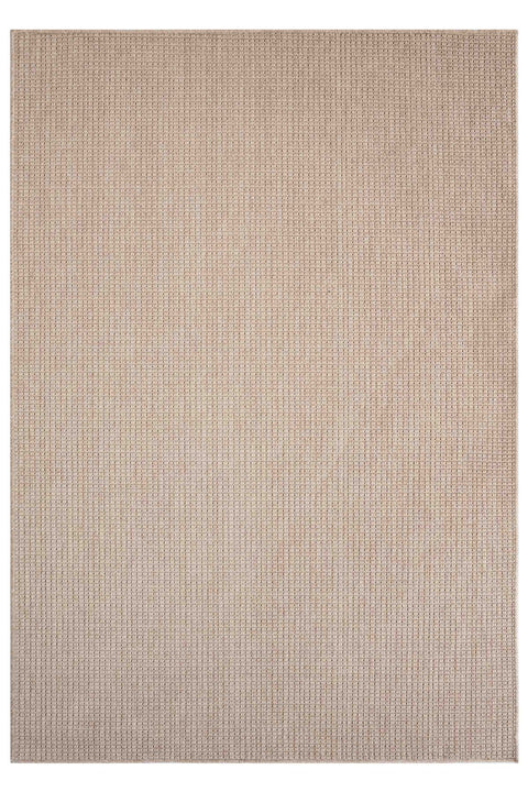 Woven Boho Area Rug – Beige