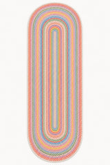 Woven-Look Modern Runner Rug – Multicolor 2