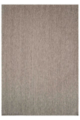Woven Stripe Scandinavian Kitchen Rug – Gray