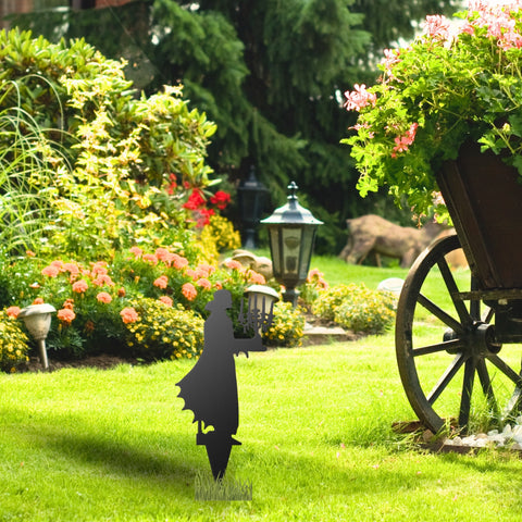 Vampire Metal Yard Art, Halloween Decor