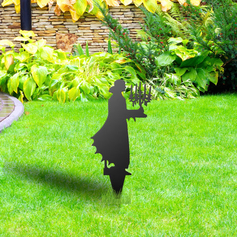 Vampire Metal Yard Art, Halloween Decor