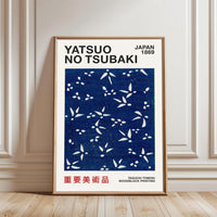 Yatsuo No Tsubaki Japan 1869 Woodblock Print | Taguchi Tomoki Japanese Wall Poster
