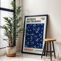Yatsuo No Tsubaki Japan 1869 Woodblock Print | Taguchi Tomoki Japanese Wall Poster