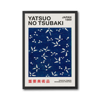 Yatsuo No Tsubaki Japan 1869 Woodblock Print | Taguchi Tomoki Japanese Wall Poster