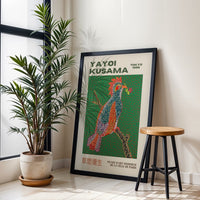 Yayoi Kusama Bird Print – Tokyo 1998 Contemporary Artwork, Aesthetic Home Art Canvas