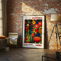 Yayoi Kusama Cosmic Nature Tokyo '21 Print – Aesthetic Floral Home Art