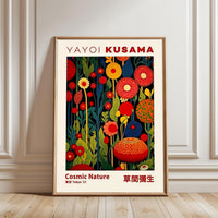 Yayoi Kusama Cosmic Nature Tokyo '21 Print – Aesthetic Floral Home Art