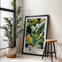 Yayoi Kusama Inspired Non-Figurative Landscape Wall Print Décor Poster