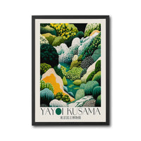 Yayoi Kusama Inspired Non-Figurative Landscape Wall Print Décor Poster