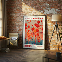 Yayoi Kusama Japan 1987 Wall Poster – Aesthetic Décor Print Wall Décor