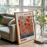 Yayoi Kusama Japan 1987 Wall Poster – Aesthetic Décor Print Wall Décor