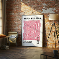 Yayoi Kusama Musée d’Art Moderne de Paris Wall Poster – Minimal Wall Poster