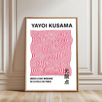 Yayoi Kusama Musée d’Art Moderne de Paris Wall Poster – Minimal Wall Poster
