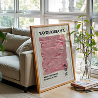 Yayoi Kusama Musée d'Art Moderne de Paris Décor Poster – Simple Wall Poster
