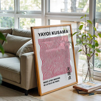 Yayoi Kusama Musée d’Art Moderne de Paris Wall Poster – Minimal Wall Poster