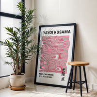 Yayoi Kusama Musée d’Art Moderne de Paris Wall Poster – Minimal Wall Poster