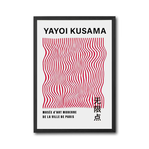 Yayoi Kusama Musée d’Art Moderne de Paris Wall Poster – Minimal Wall Poster