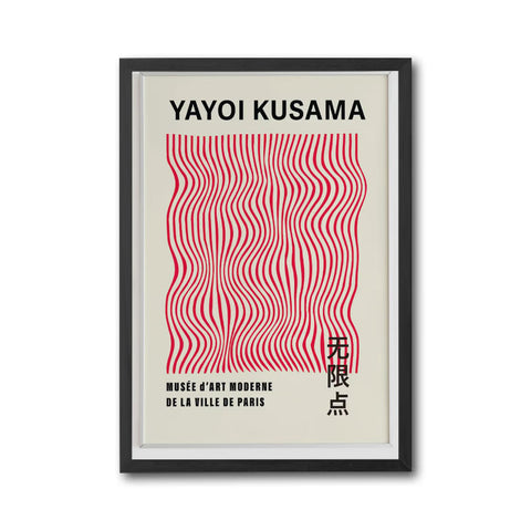 Yayoi Kusama Musée d'Art Moderne de Paris Décor Poster – Simple Wall Poster