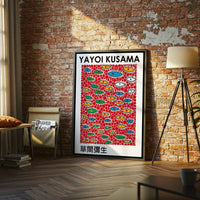 Yayoi Kusama Pop Art Décor Poster – Colorful Expressive Wall Print