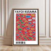 Yayoi Kusama Pop Art Décor Poster – Colorful Expressive Wall Print
