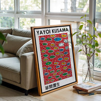 Yayoi Kusama Pop Art Décor Poster – Colorful Expressive Wall Print