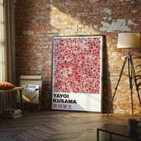 Yayoi Kusama Pop Art Wall Poster | Minimal Wall Print | Contemporary Art Wall Decor