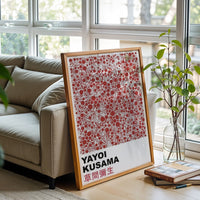 Yayoi Kusama Pop Art Wall Poster | Minimal Wall Print | Contemporary Art Wall Decor