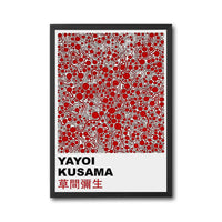 Yayoi Kusama Pop Art Wall Poster | Sleek Wall Poster | Contemporary Artist Tribute