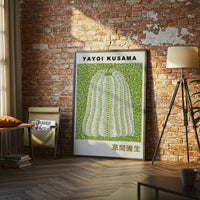 Yayoi Kusama Pumpkin Wall Poster – Polka Dot Pop Art Wall Print