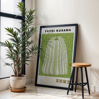 Yayoi Kusama Pumpkin Wall Poster – Polka Dot Pop Art Wall Print