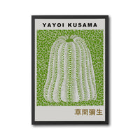 Yayoi Kusama Pumpkin Wall Poster – Polka Dot Pop Art Wall Print